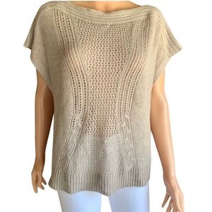 Cashmere/linen sleeveless sweater (NTW, S)